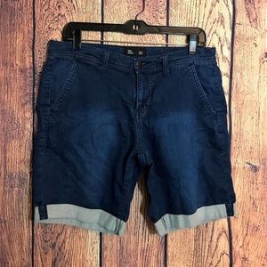 Jay Jays Jean Shorts 30 Dark Blue Wash Cuffed